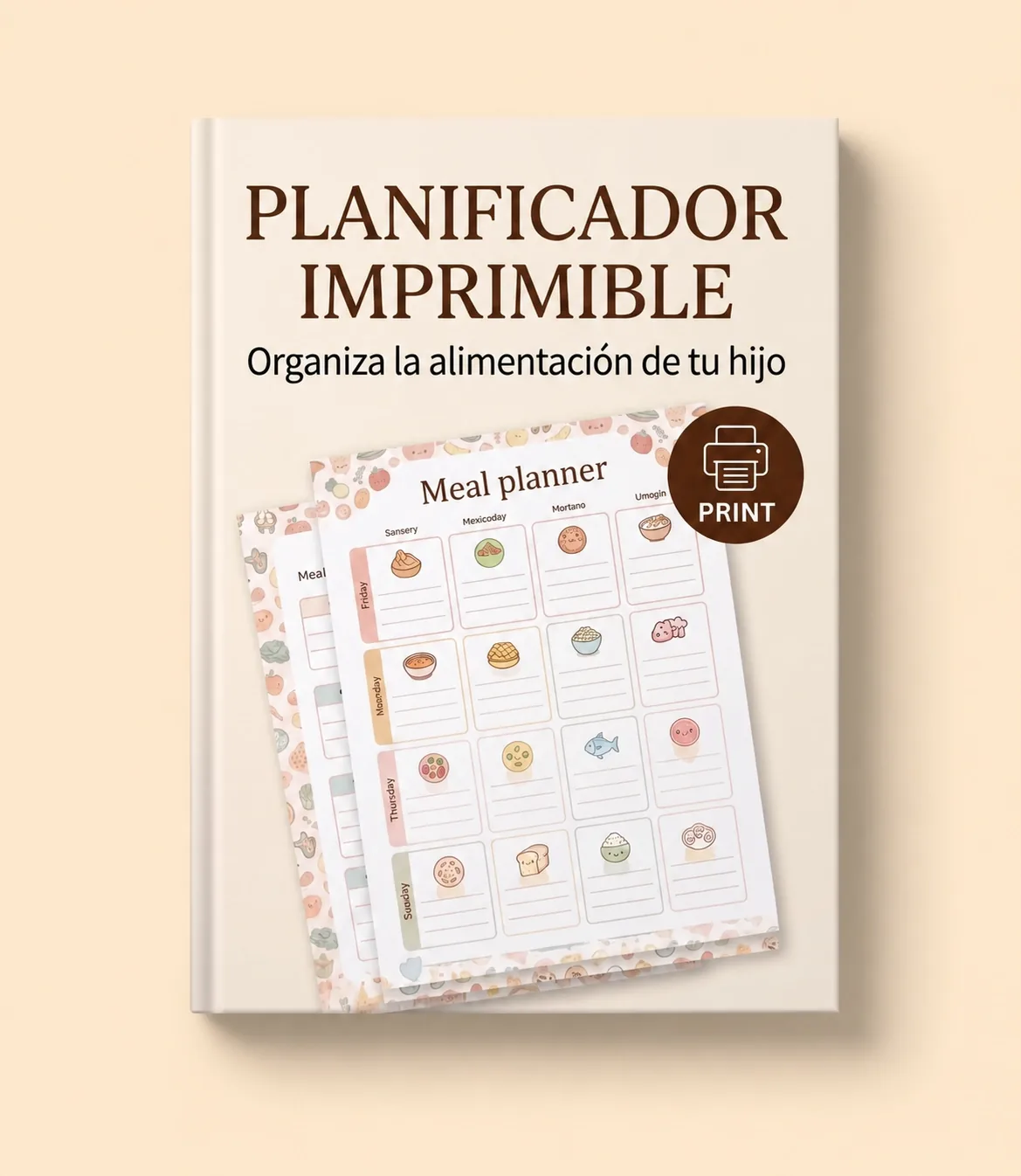 Planificador imprimible